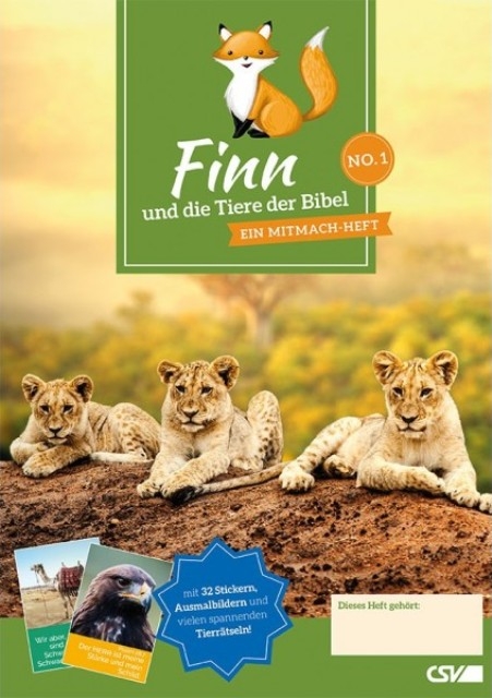 Finn und die Tiere der Bibel - Heft Nr. 1